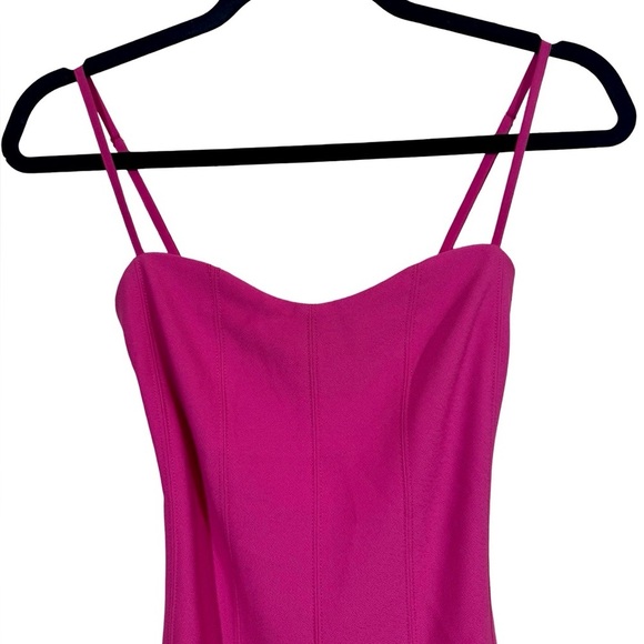 Abercrombie & Fitch Corset Clasp-Back Cut Out Mini Dress Hot Pink- Still Selling - Picture 12 of 15